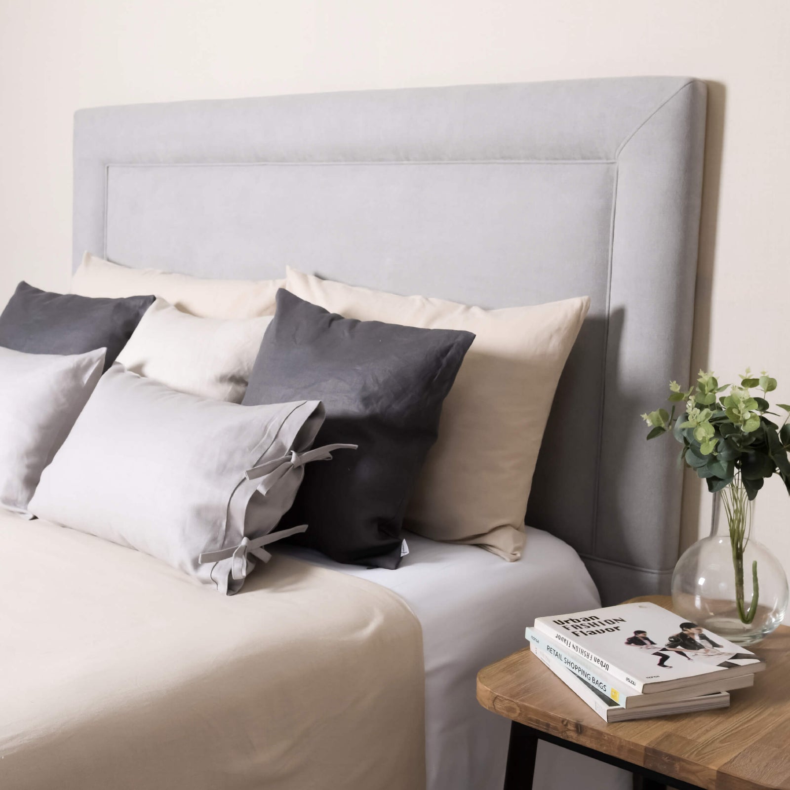 Respaldo Liso Brigitte 2 Plazas